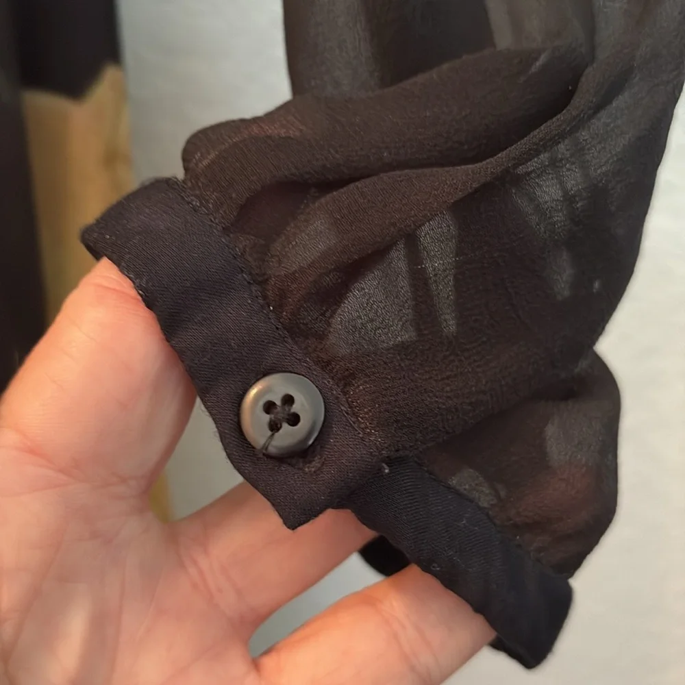 Anthropology Sheer Top/Tunic Blank London NWOT Size M - Picture 9 of 12